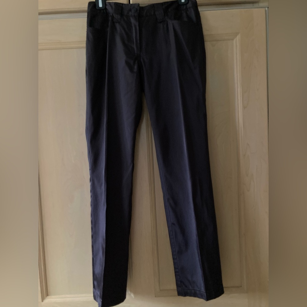ETCETERA Chocolate Brown Pant. Size 0. Straight leg. Inseam: 23”. Pre-owned.